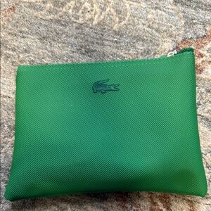 Lacoste Green Toiletry Bag Vibrant and Durable